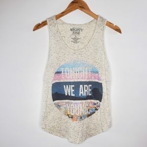 CLOSET CLOSING! Mighty Fine • Tonight We Are Young Tank Top